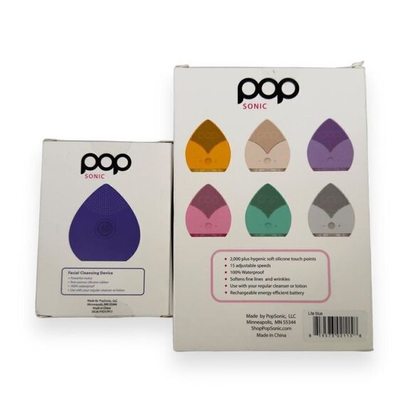 PopSonic Leaf and Leafbud Sonic Facial Cleaning Bundle - Picture 4 of 6